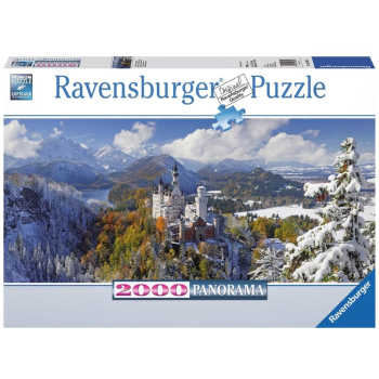 Puzzle 2000 Zamek Neuschwanstein Panorama